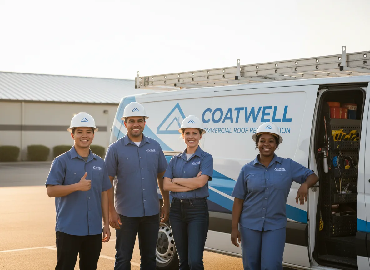 Commercial roof coating company in Bedford, IA